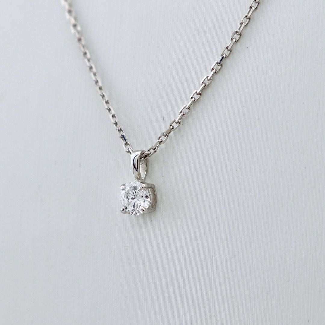 Collier Classique en or 14K et diamant