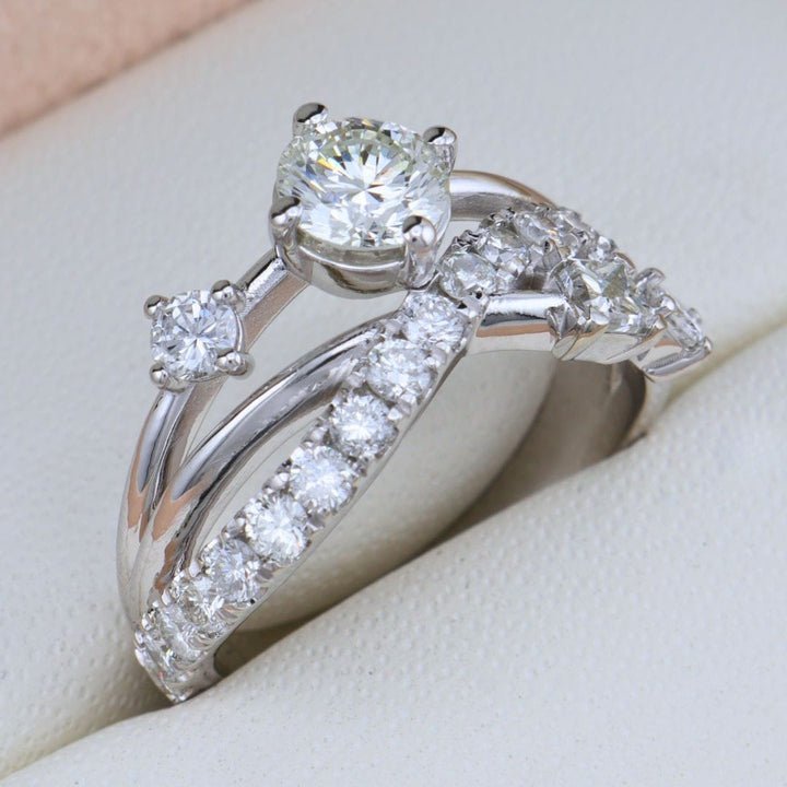 Bague Entrelacé - Diamants