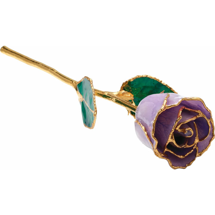 Eternal Lavender Rose Dipped in 24K Gold