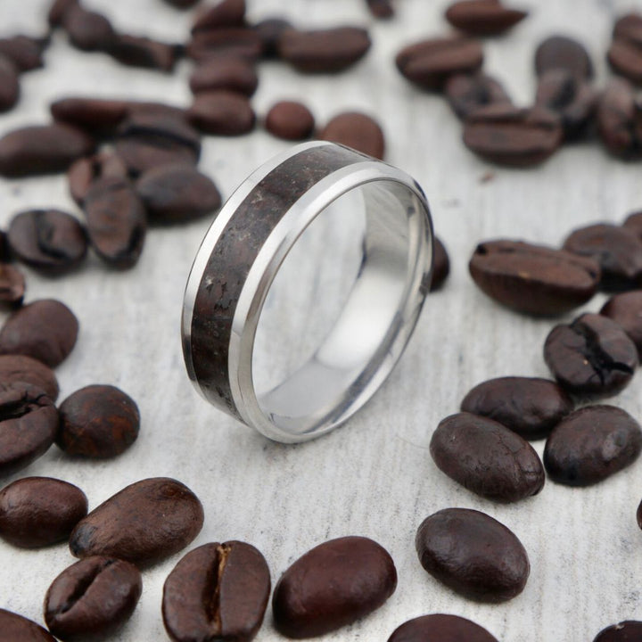 Bague Café en acier