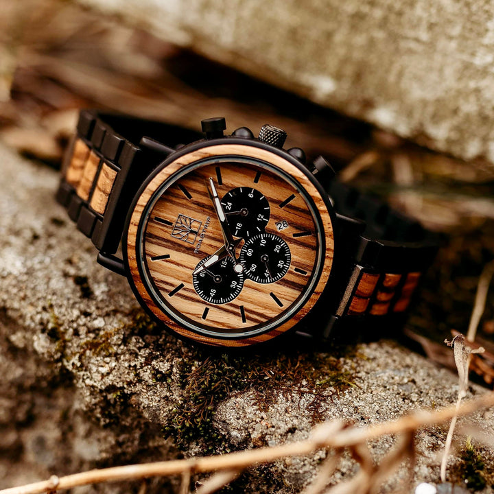 Forest wooden watch