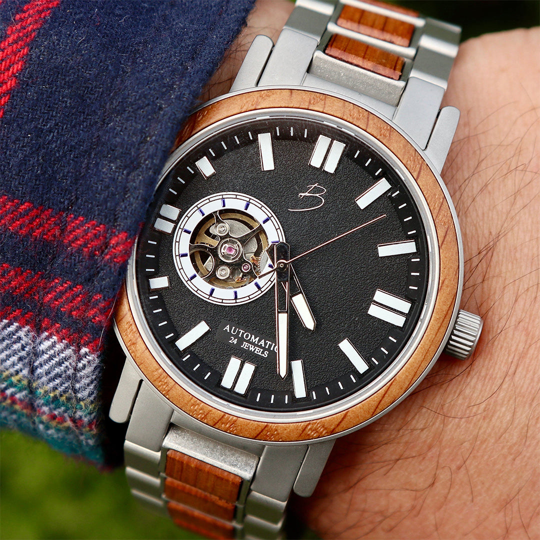 Copernic Watch in Recycled Whisky Barrel Wood