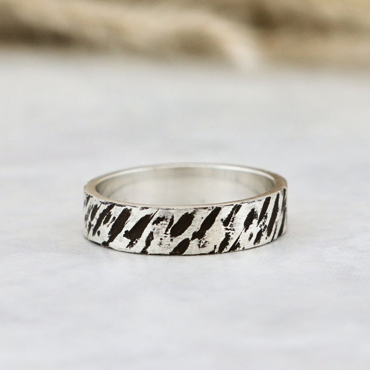 Bague jonc L’écorché en argent sterling