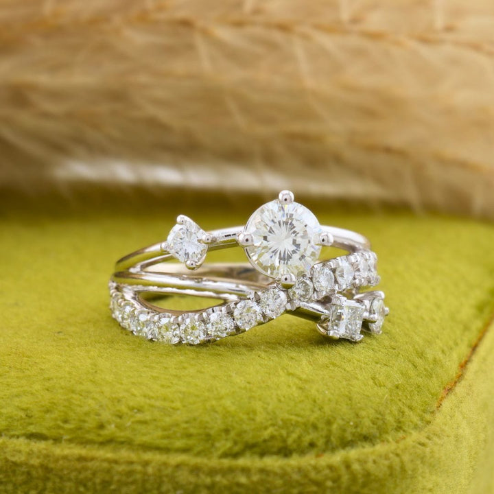 Bague Entrelacé - Diamants