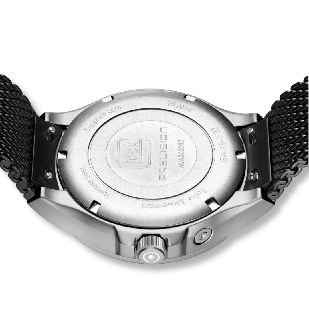 Montre GLOCK 42mm - Argent &amp; Noir GW19-2-22