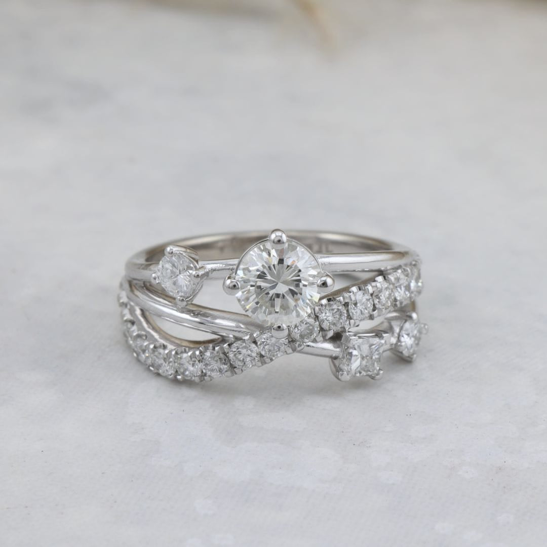 Bague Entrelacé - Diamants