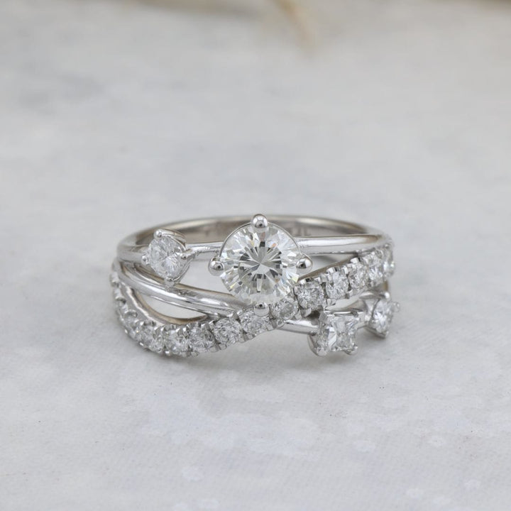Bague Entrelacé - Diamants