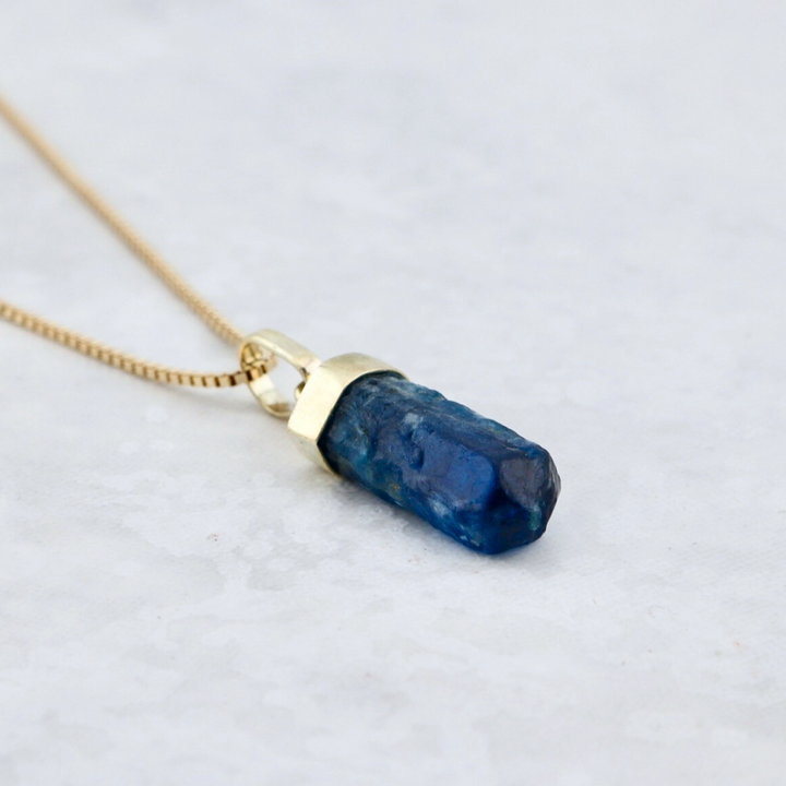 Apatite and 14K Gold Necklace