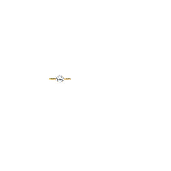 Bague solitaire Classique en or 14K et diamant 1 ct