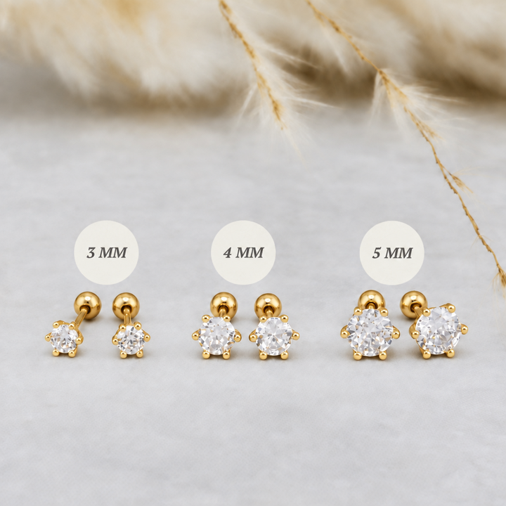 Classic sterling silver earrings