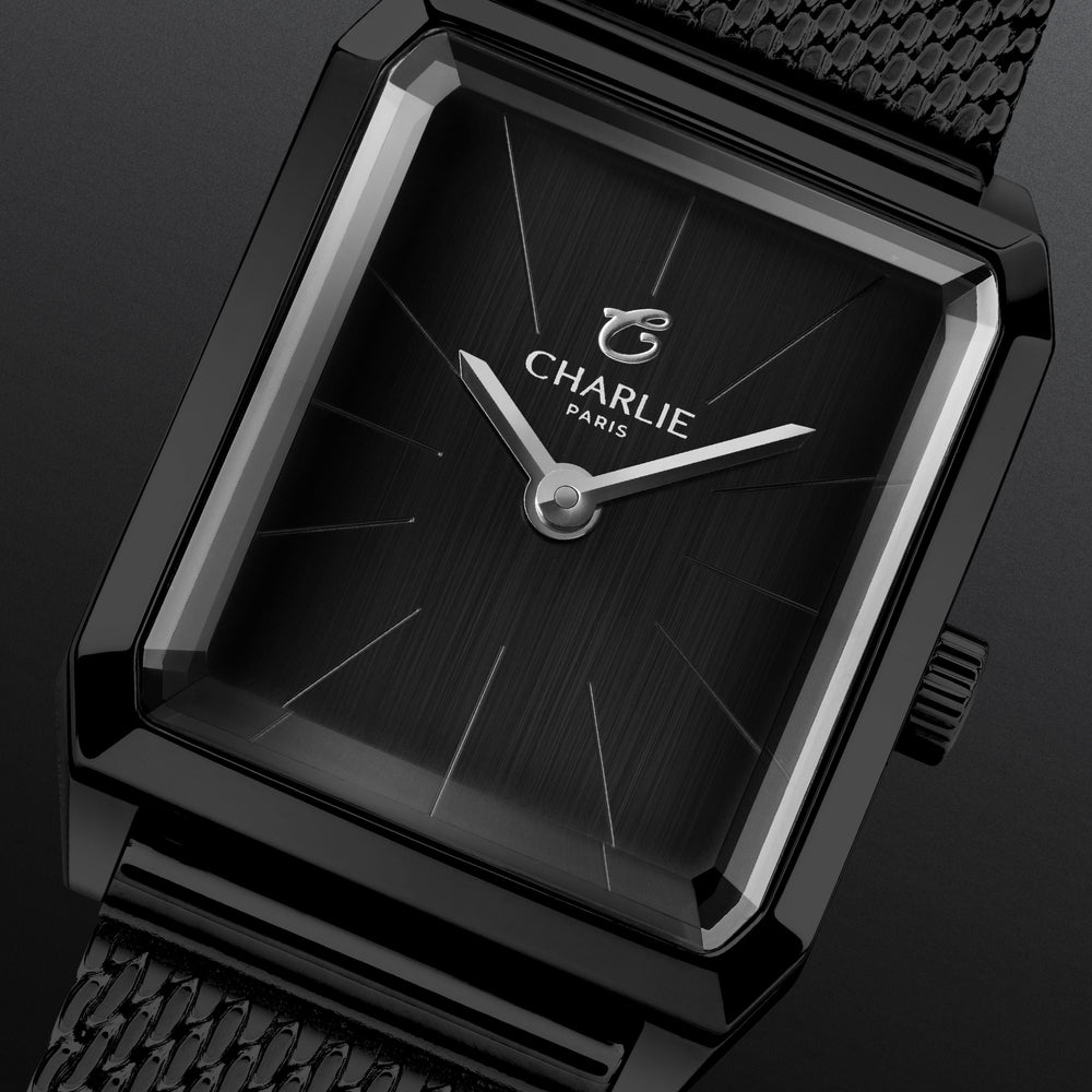 Montre Charlie Paris MONCEAU Minuit 36 mm
