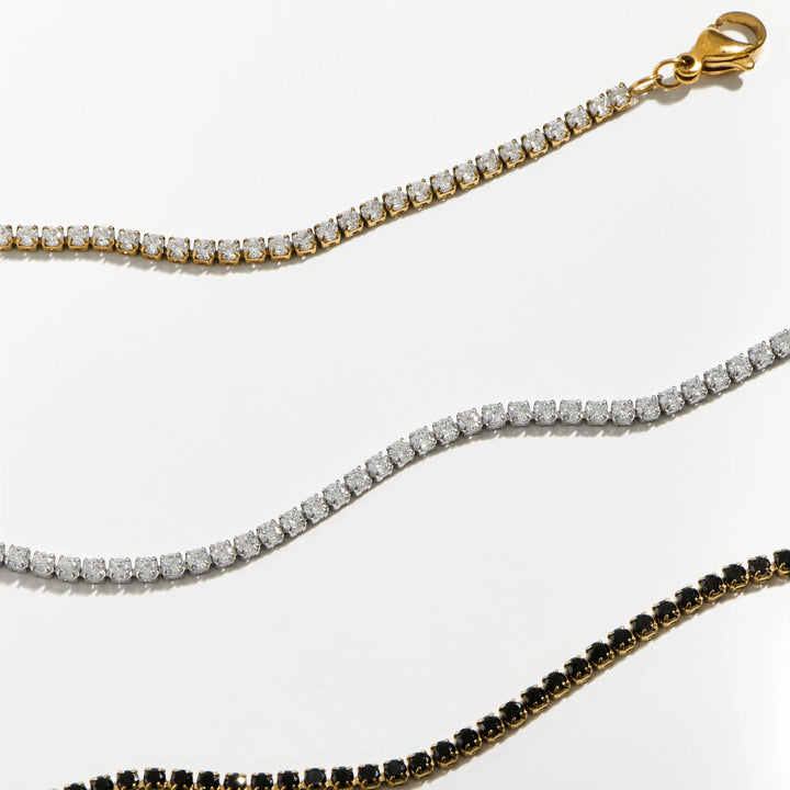Bracelet Tennis mini en acier inoxydable