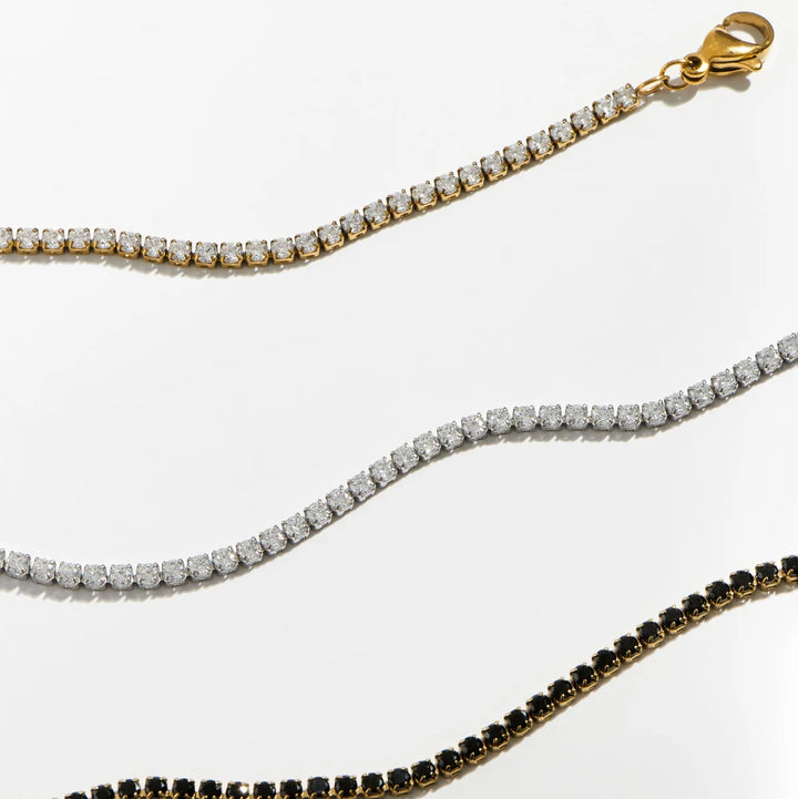 Bracelet Tennis mini en acier inoxydable