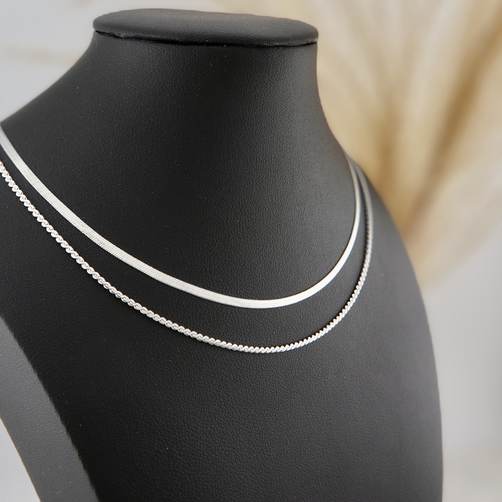 Double Stainless Steel Necklace 