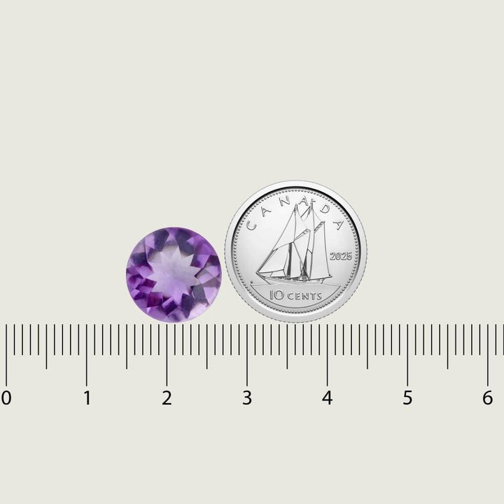 Mathieu Blanchard Améthyste Naturel Taille Rond Cabochon