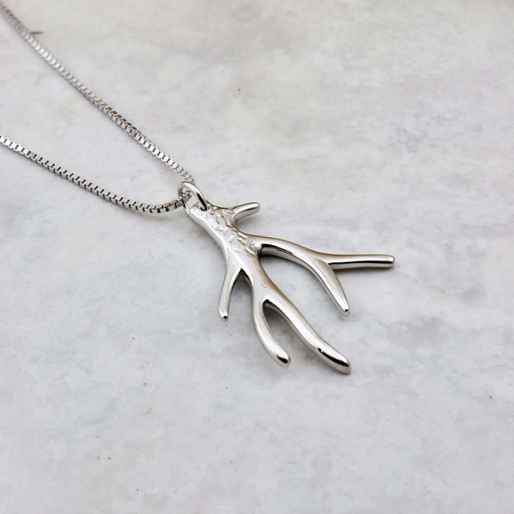 Collier Bois de cerf en argent sterling