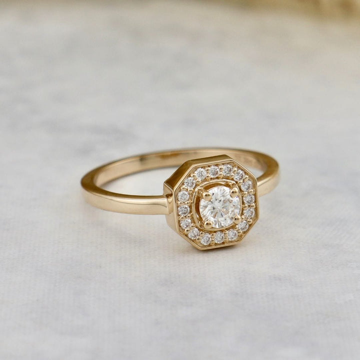 Bague Art Deco et diamants Mathieu Blanchard Bagues Bague Art Deco en or 18K et diamants - Sur mesure | Mathieu Blanchard Joaillerie Mathieu Blanchard Joaillerie