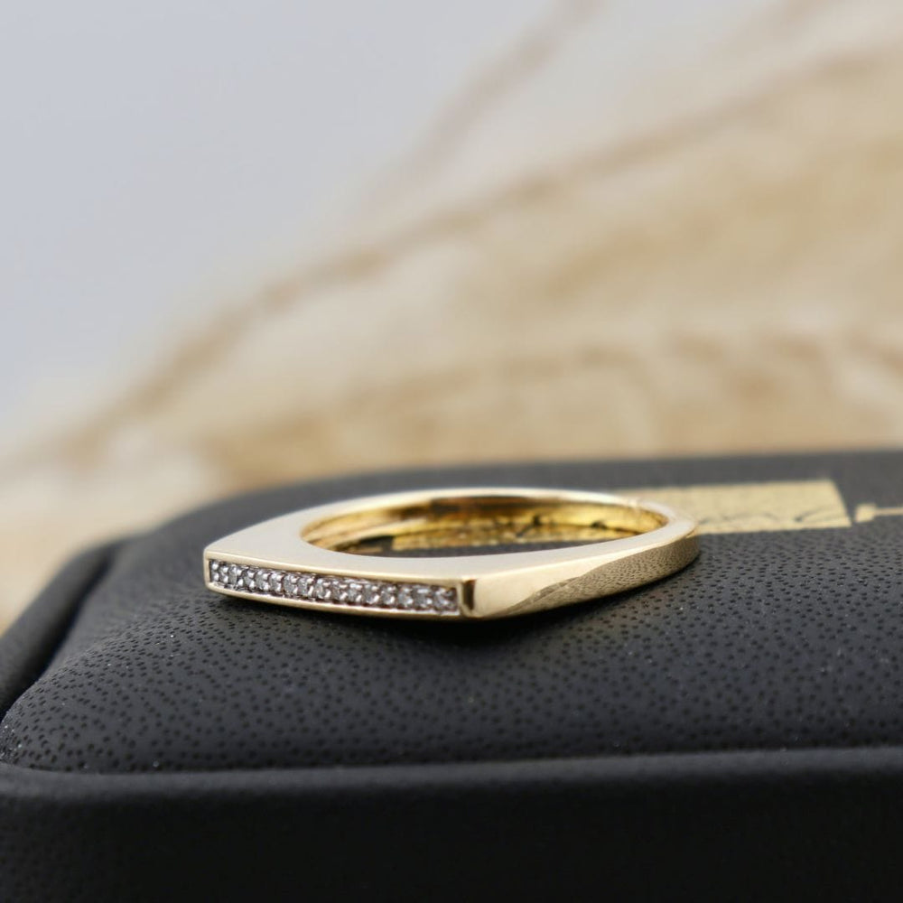 Mathieu Blanchard Bagues Bague Barre de Diamants