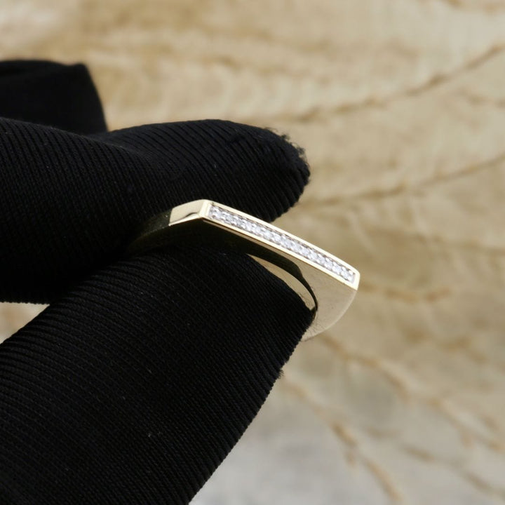 Mathieu Blanchard Bagues Bague Barre de Diamants