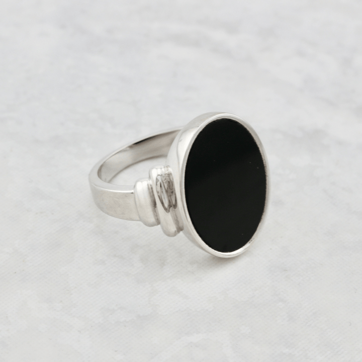 Mathieu Blanchard Bagues Bague chevalière Onyx oval