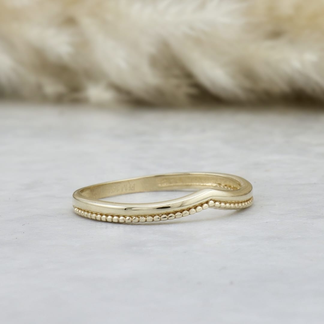 - Bagues Bague Classique V Milgrain