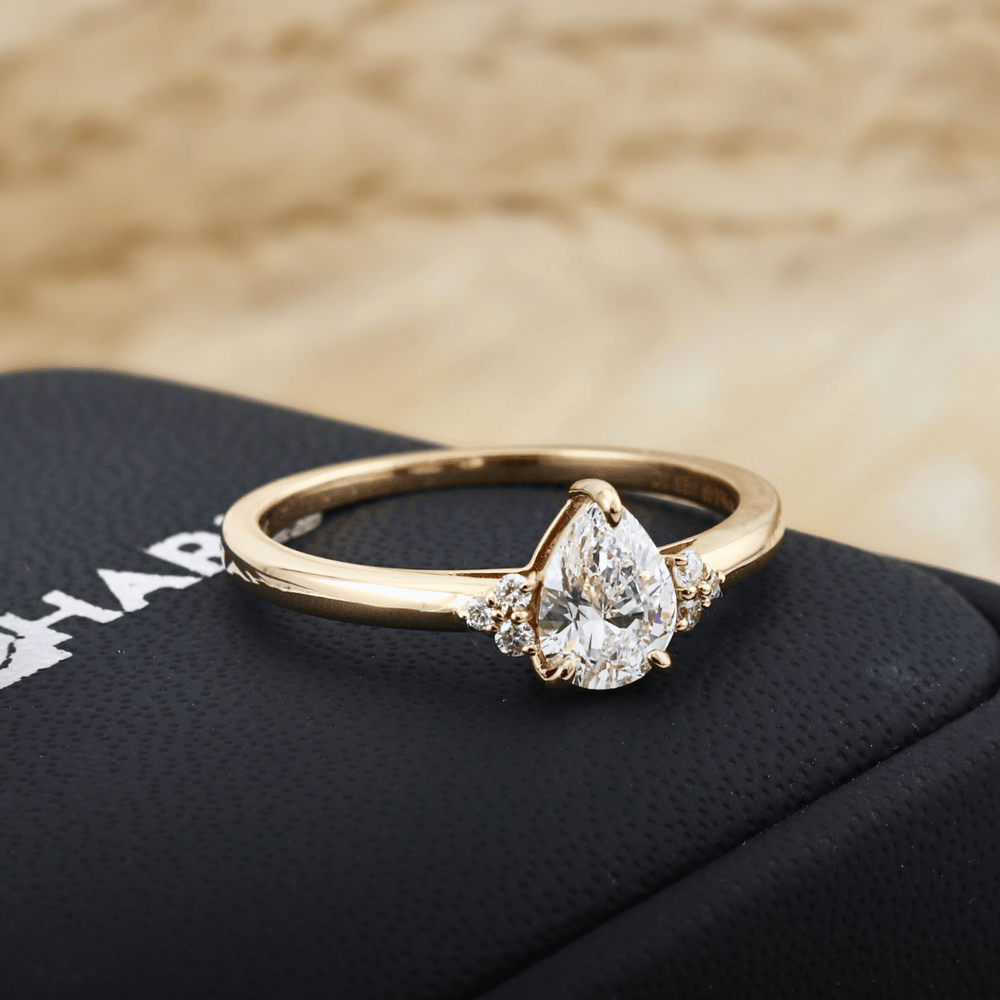 - Bagues Bague Cluster or 14K -18K ou platine et diamants