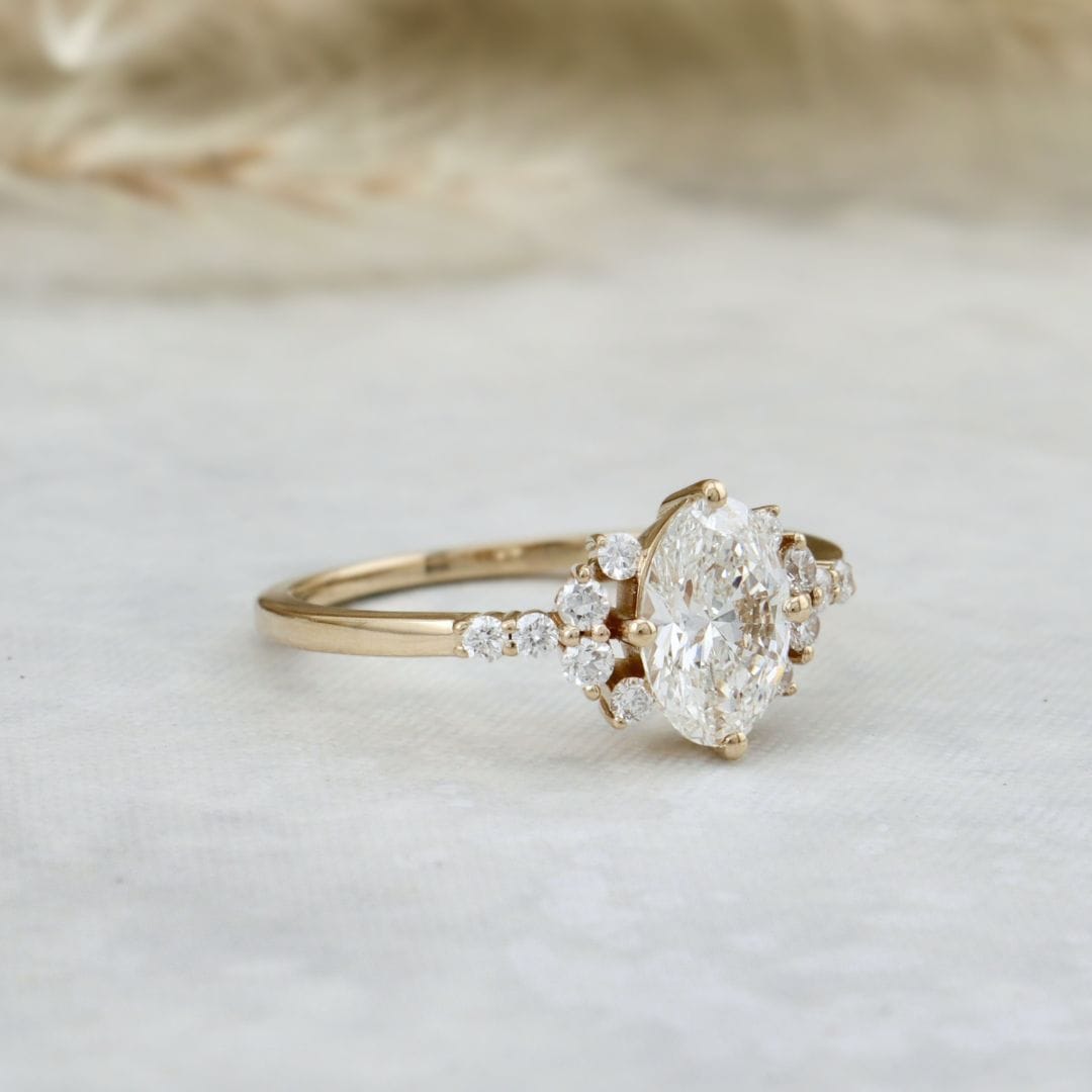 Bague Diamant Ovale Mathieu Blanchard Bagues Bague de fiançailles Diamant Oval 1ct | Mathieu Blanchard Mathieu Blanchard Joaillerie