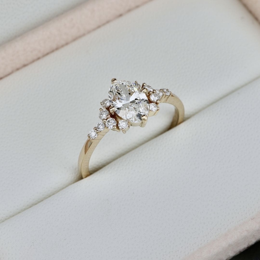 Bague Diamant Ovale Mathieu Blanchard Bagues Bague de fiançailles Diamant Oval 1ct | Mathieu Blanchard Mathieu Blanchard Joaillerie