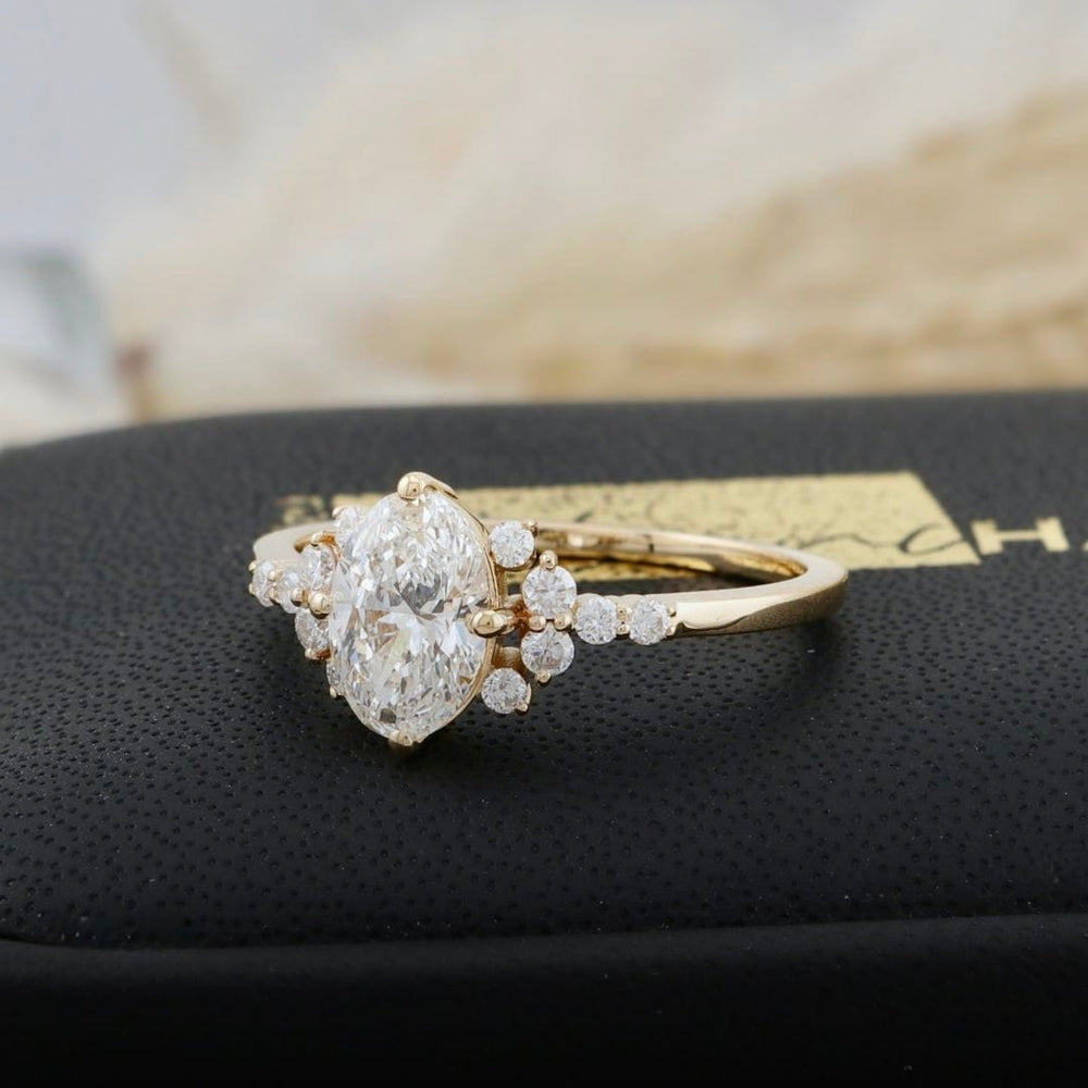 Bague Diamant Ovale Mathieu Blanchard Bagues Bague de fiançailles Diamant Oval 1ct | Mathieu Blanchard Mathieu Blanchard Joaillerie