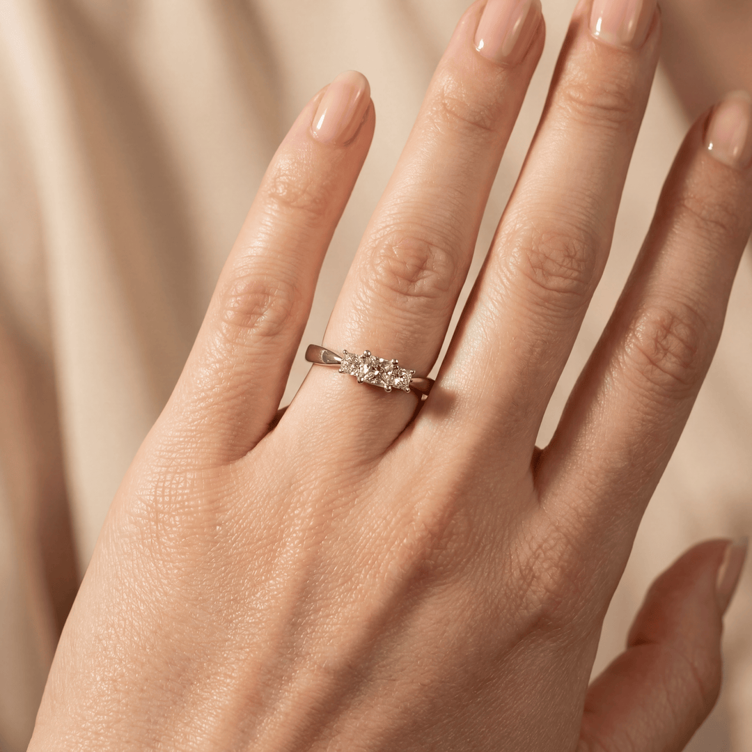 Mathieu Blanchard Bagues Bague Diamants Princesse 0.50ctw