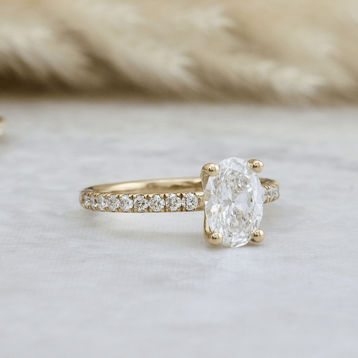 Bague Éclat Diamant Oval Mathieu Blanchard Bagues Bague de fiançailles oval diamant de laboratoire | Mathieu Blanchard Mathieu Blanchard Joaillerie