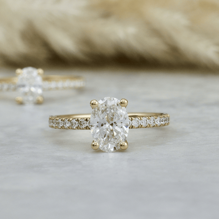 Bague Éclat Diamant Oval Mathieu Blanchard Bagues Bague de fiançailles oval diamant de laboratoire | Mathieu Blanchard Mathieu Blanchard Joaillerie