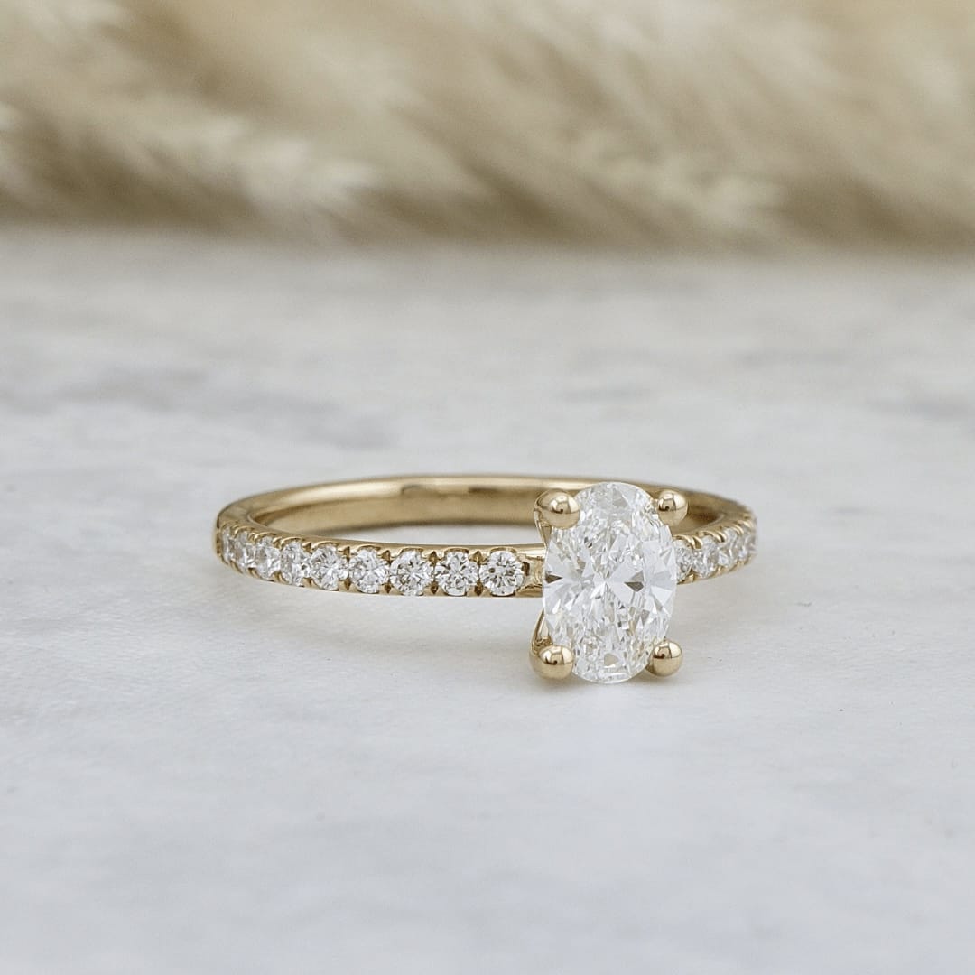 Bague Éclat Diamant Oval Mathieu Blanchard Bagues Bague de fiançailles oval diamant de laboratoire | Mathieu Blanchard Mathieu Blanchard Joaillerie