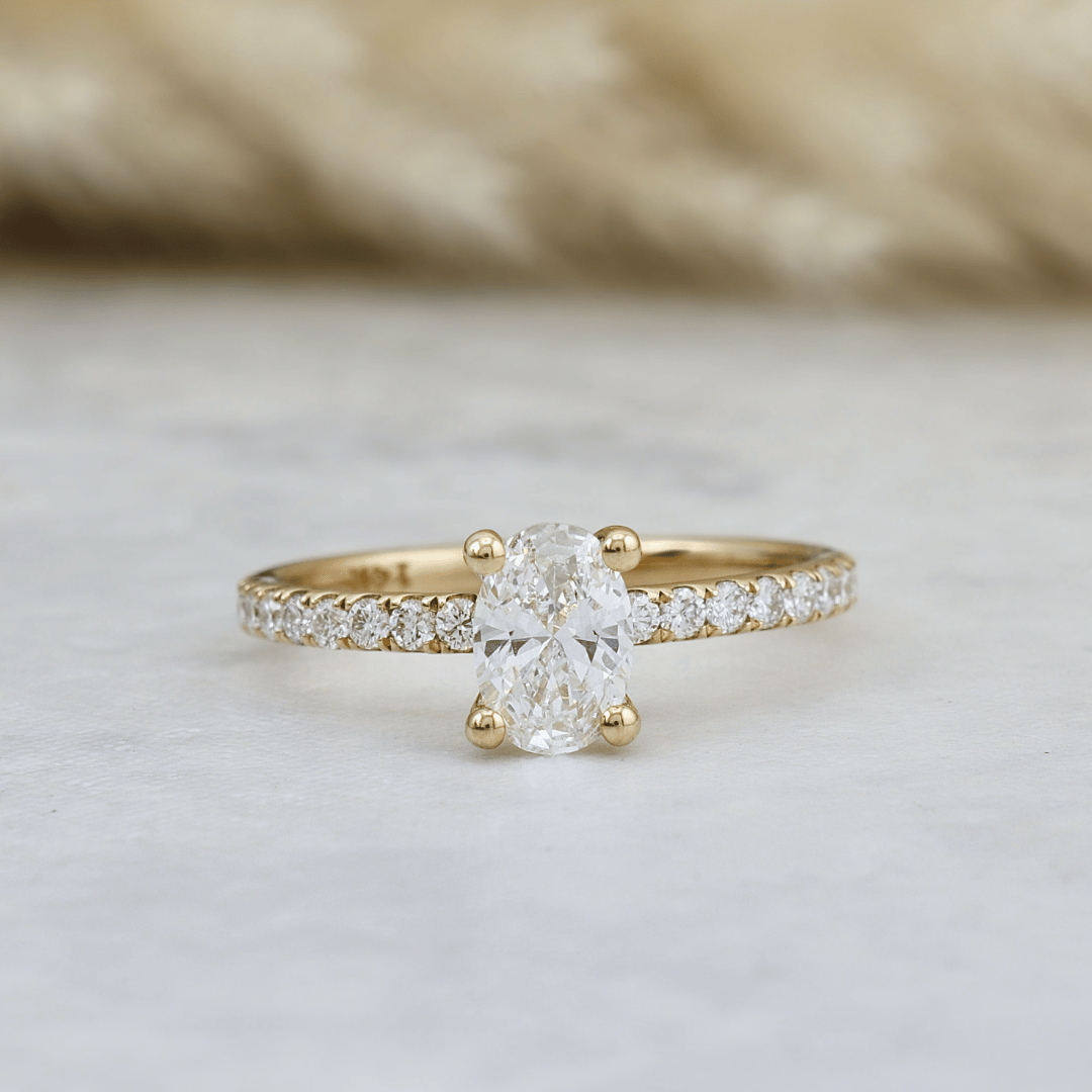 Bague Éclat Diamant Oval Mathieu Blanchard Bagues Bague de fiançailles oval diamant de laboratoire | Mathieu Blanchard Mathieu Blanchard Joaillerie
