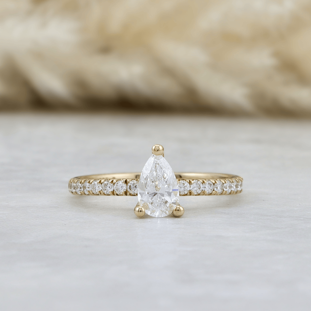 Mathieu Blanchard Bagues Bague Éclat Diamant Poire