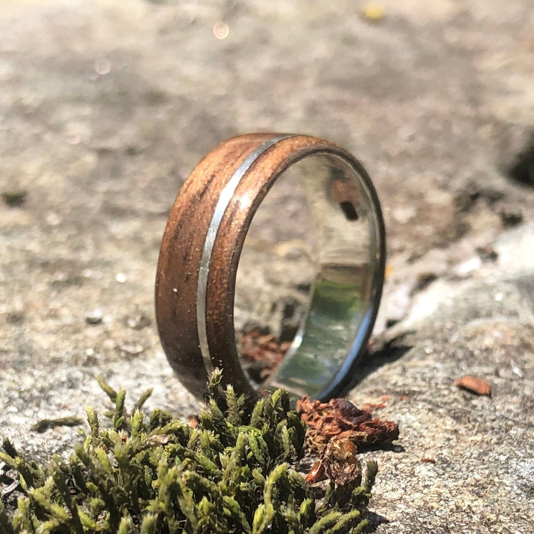 Atelier du bon bouleau Bagues Bague en bois personnalisée