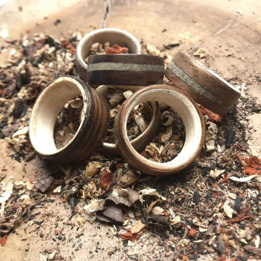 Atelier du bon bouleau Bagues Bague en bois personnalisée