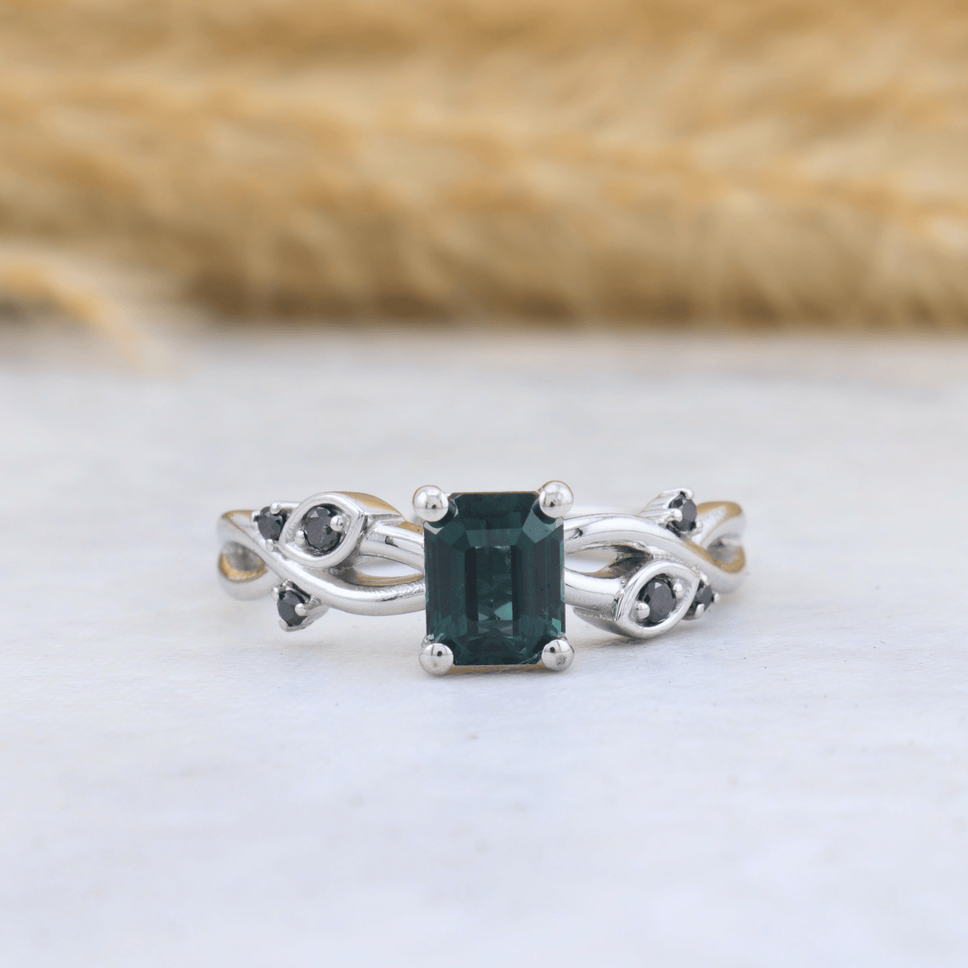 Bague Enchanteresse Saphir Mathieu Blanchard Bagues Bague Entrelacé diamants naturel | Mathieu Blanchard Mathieu Blanchard Joaillerie