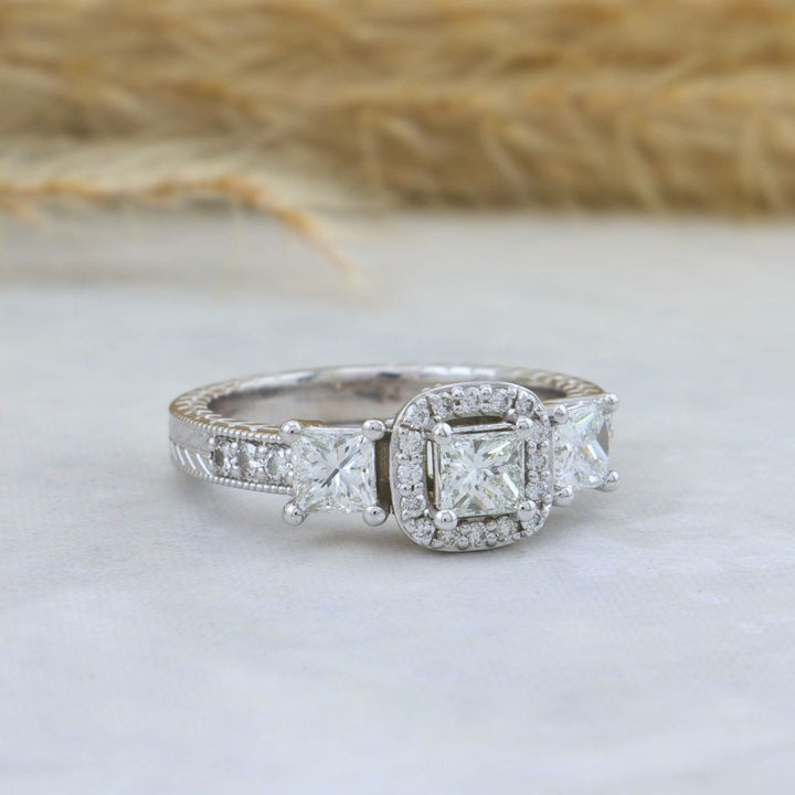 Bague ensemble d&