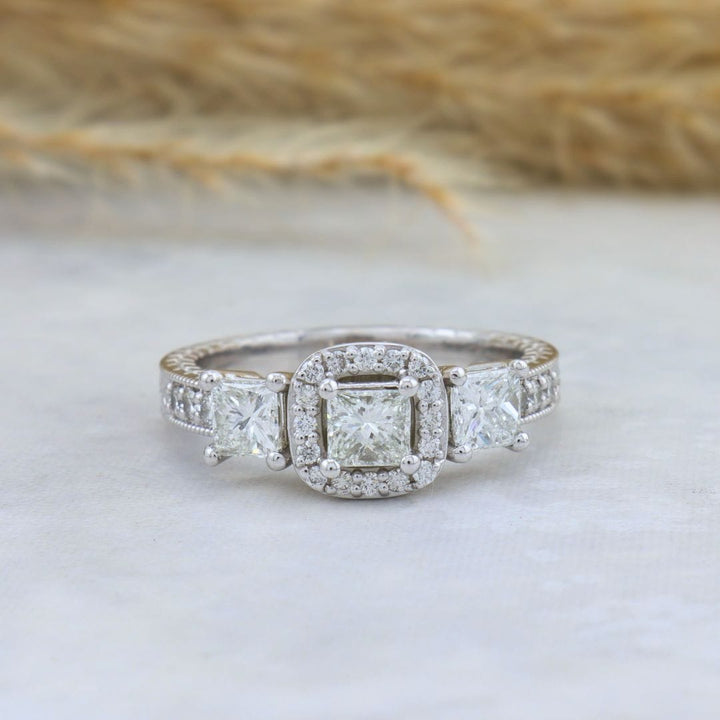 Bague ensemble d&