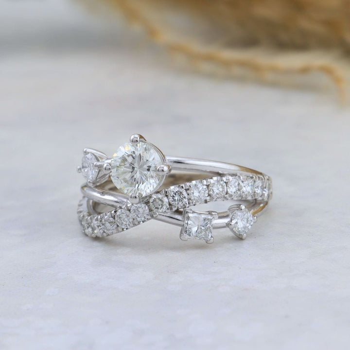 Mathieu Blanchard Bagues Bague Entrelacé - Diamants
