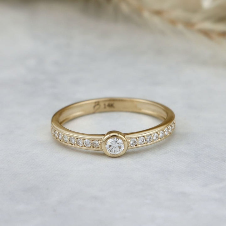 Mathieu Blanchard Bagues Bague Épure Pavé Diamants