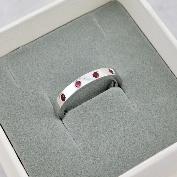 Bague Famille Mathieu Blanchard Bagues Bague Famille Grenat et Tourmaline Rose | Mathieu Blanchard Mathieu Blanchard Joaillerie