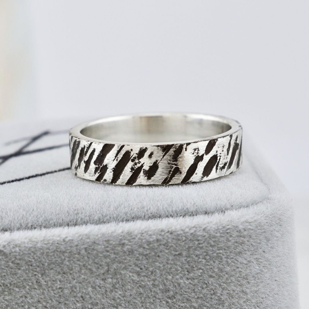 Bague jonc L’écorché en argent sterling Mathieu Blanchard Bagues Jonc L’écorché en argent sterling  | Mathieu Blanchard Mathieu Blanchard Joaillerie