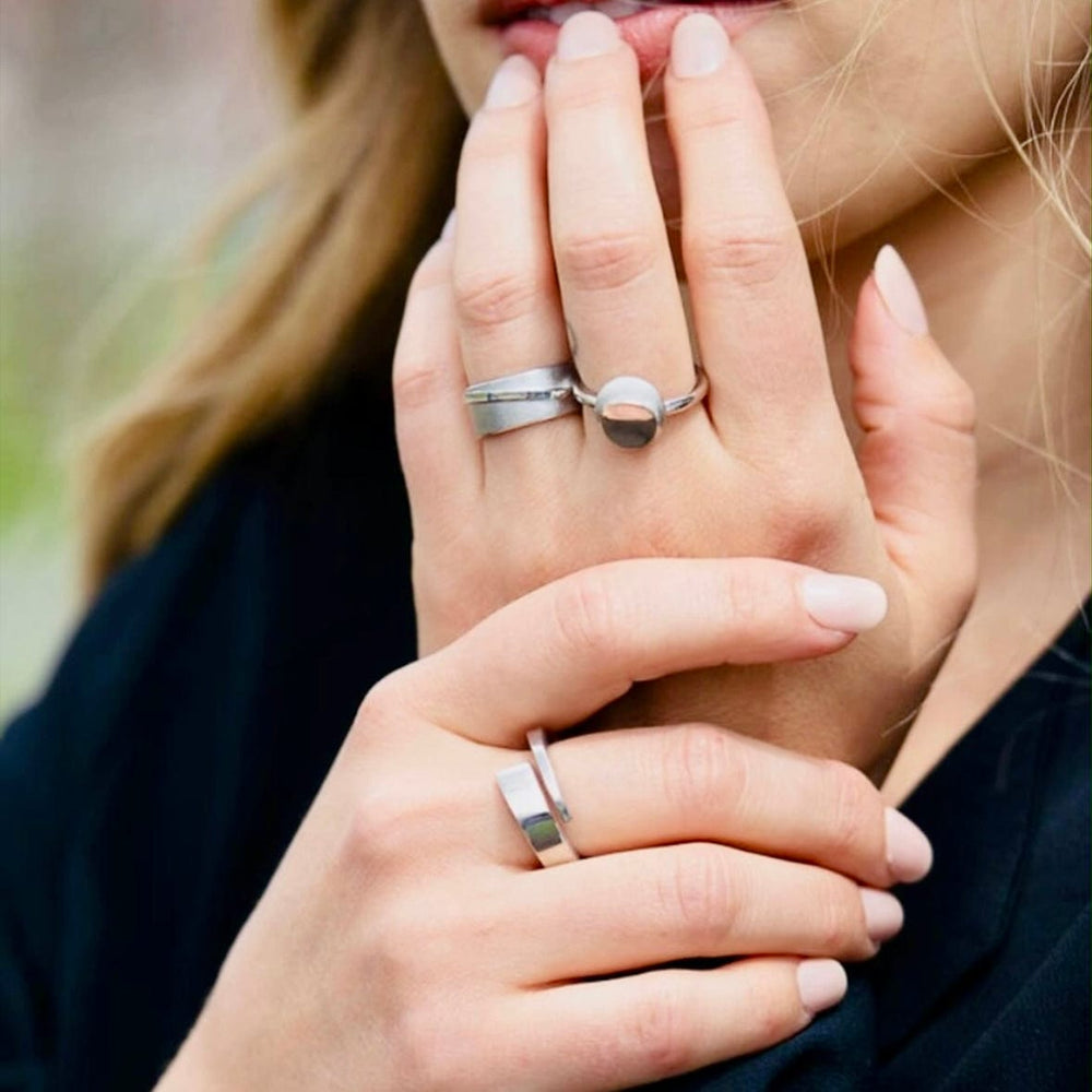 Jean Bastien Bagues Bague La Croisée en argent sterling