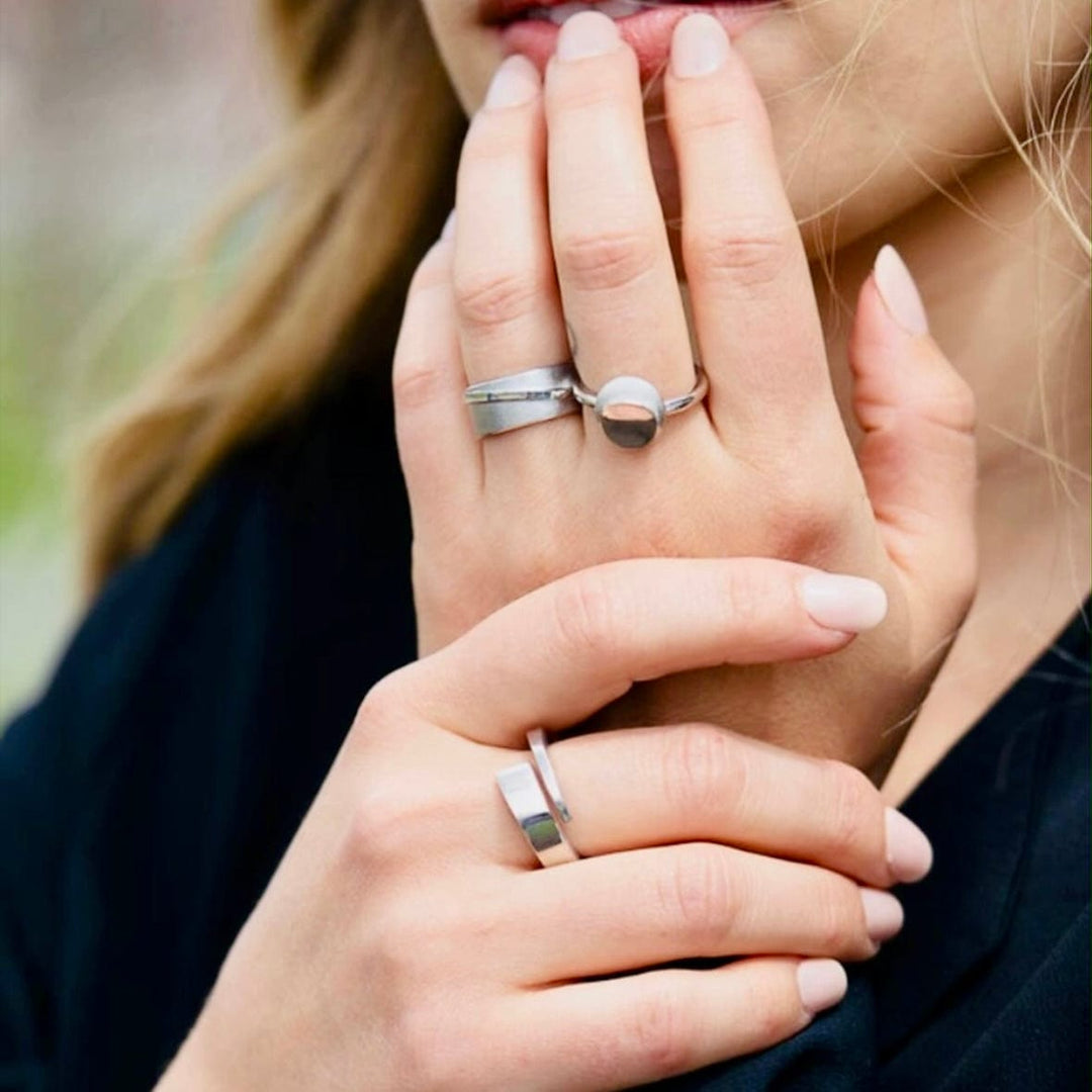 Jean Bastien Bagues Bague La Croisée en argent sterling