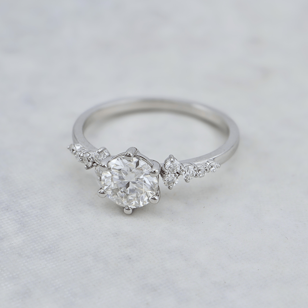 Bague Nimbus Mathieu Blanchard Bagues Bague de fiançailles sur mesure — Centrale 1ct | Mathieu Blanchard Mathieu Blanchard Joaillerie