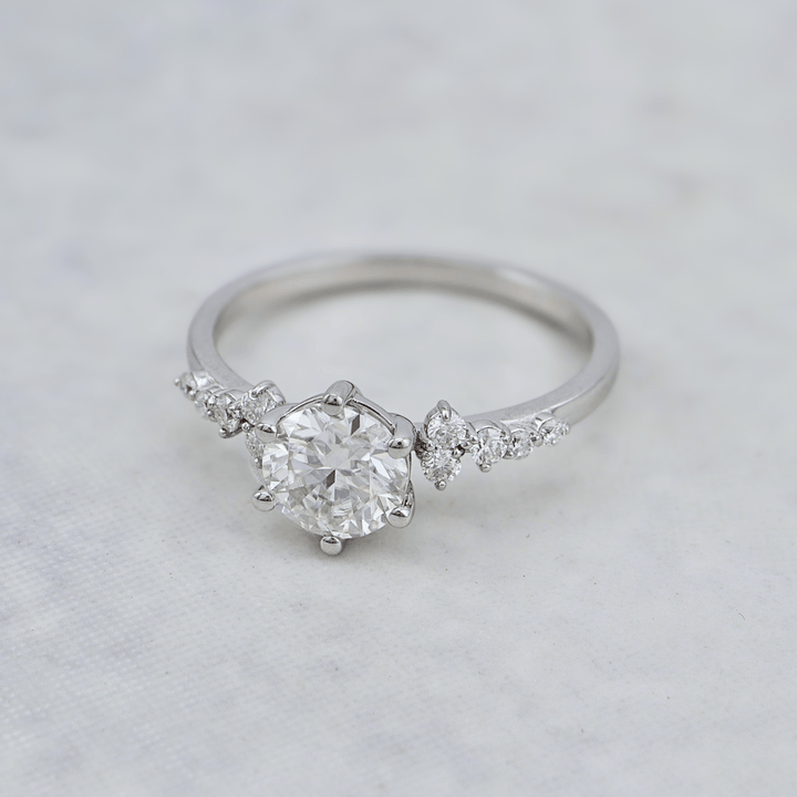 Bague Nimbus Mathieu Blanchard Bagues Bague de fiançailles sur mesure — Centrale 1ct | Mathieu Blanchard Mathieu Blanchard Joaillerie
