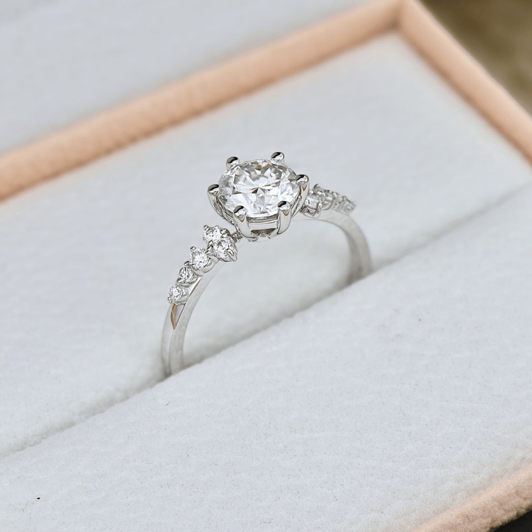 Bague Nimbus Mathieu Blanchard Bagues Bague de fiançailles sur mesure — Centrale 1ct | Mathieu Blanchard Mathieu Blanchard Joaillerie