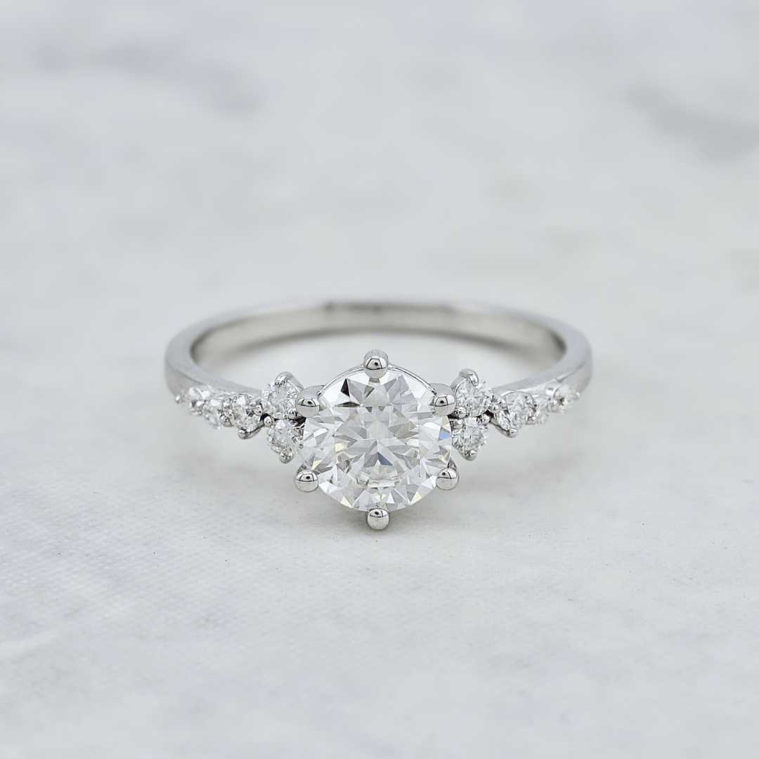 Bague Nimbus Mathieu Blanchard Bagues Bague de fiançailles sur mesure — Centrale 1ct | Mathieu Blanchard Mathieu Blanchard Joaillerie